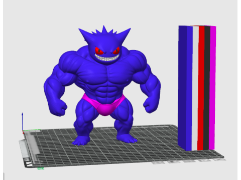 Mode Binatang Gengar Model 3D