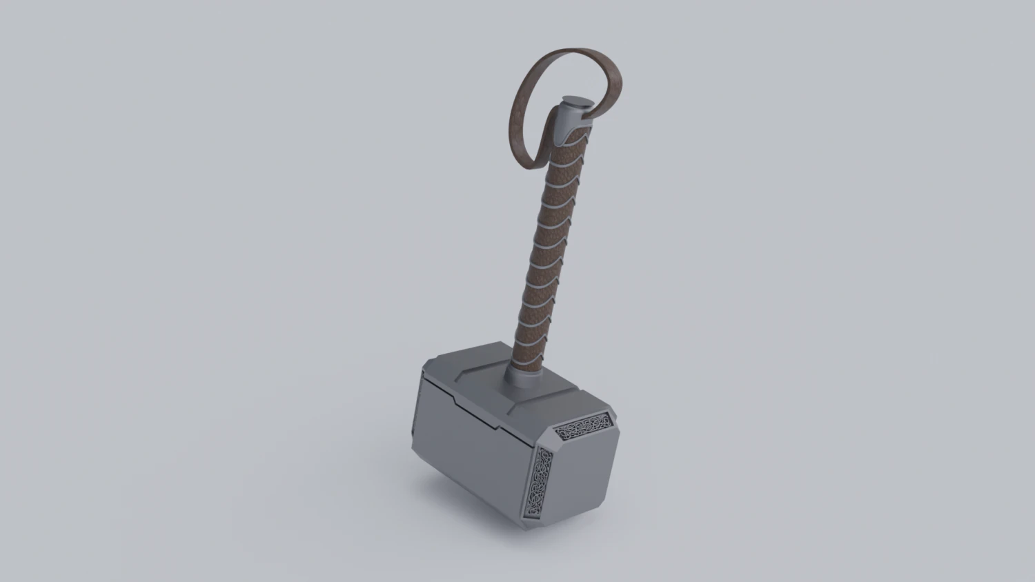 Mjolnir 3D Model .c4d .max .obj .3ds .fbx .stl .blend 