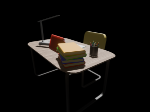 A teenagers desktop 3D 模型