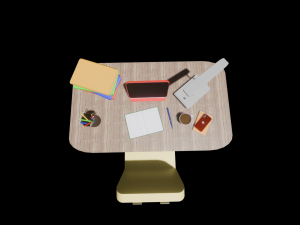 A teenagers desktop 3D 模型