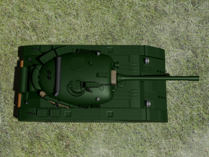 A fictional tank based on the Soviet ones 3D Model