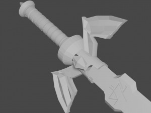 Master Sword Legend Of Zelda 3D 打印模型