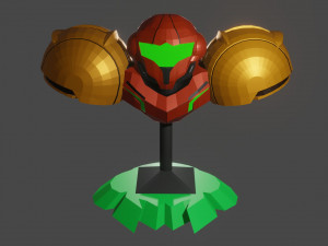 Bust of Samus Aran 3D प्रिंट मॉडल