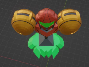 Bust of Samus Aran 3D Print Model