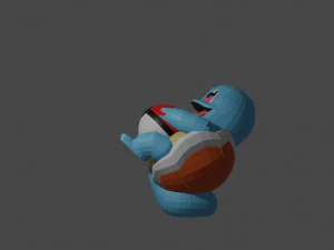 Squirtle statue 3D Print Model