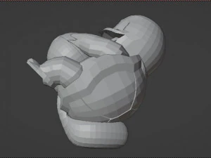 Squirtle statue 3D Print Model
