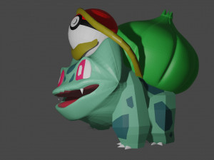 Bulbasaur statue 3D Print Model