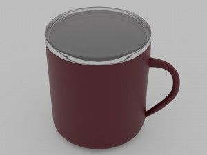 Mug with Lid Modèle 3D