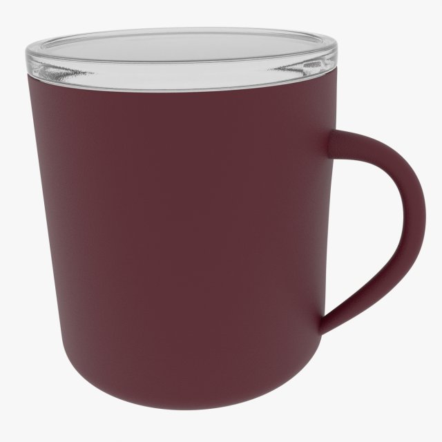 Mug with Lid Modèle 3D .c4d .max .obj .3ds .fbx .stl .blend 