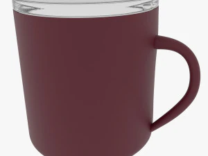 带盖马克杯 3D 模型