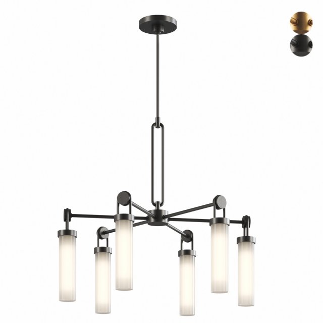 Chandelier WYNWOOD 3D Модель .c4d .max .obj .3ds .fbx .stl .blend 