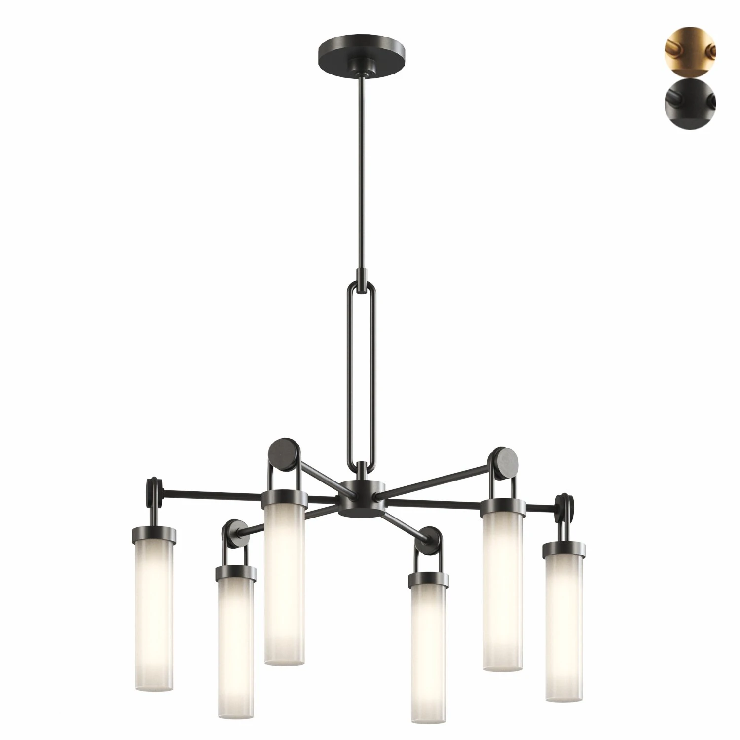 Chandelier WYNWOOD 3D Model .c4d .max .obj .3ds .fbx .stl .blend 