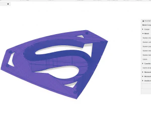 标志超人 3D 3D 打印模型