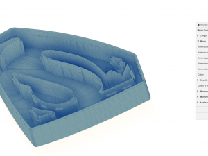 Logo Superman 3D 3D Print Model
