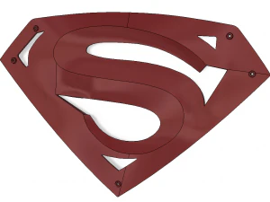 标志超人 3D 3D 打印模型