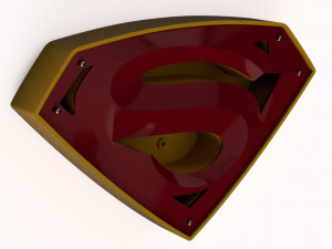 Logo Superman 3D 3D Print Model