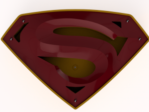 Logo Superman 3D 3D Print Model