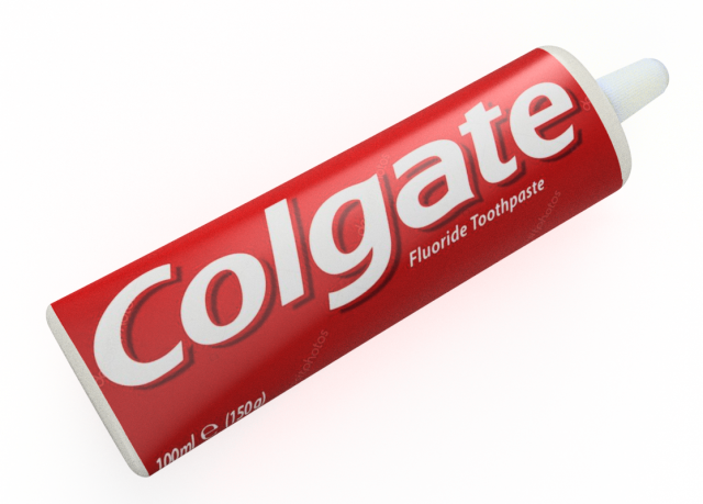 Toothpaste tube 3D 模型 .c4d .max .obj .3ds .fbx .stl .blend 