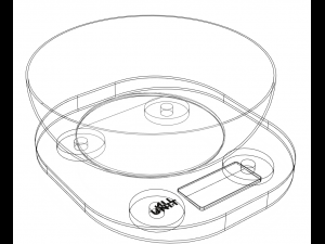 KITCHEN SCALE 3D Model