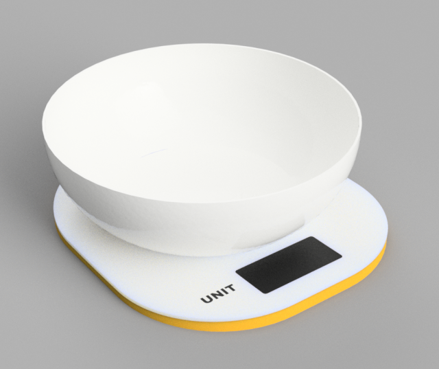 KITCHEN SCALE 3D Model .c4d .max .obj .3ds .fbx .stl .blend 