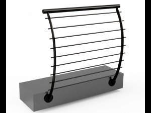 Iron railing 3D Model
