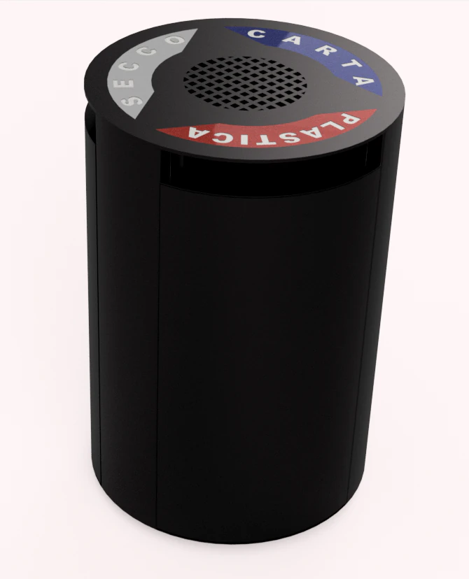 Pin Garbage 3D Model .c4d .max .obj .3ds .fbx .stl .blend 