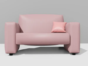 3D sofa model 3D Model