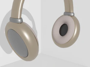 Beautiful headphones 3D Model