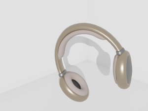Beautiful headphones 3D Model