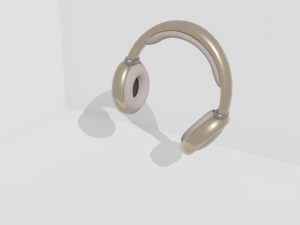 Beautiful headphones 3D Model