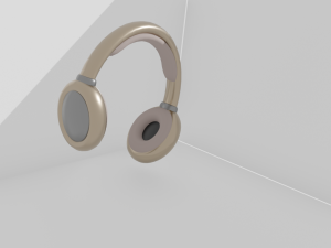 Beautiful headphones 3D Model