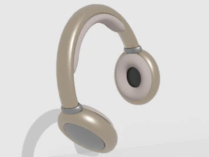 Beautiful headphones 3D Model
