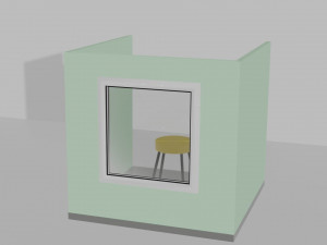 Beautiful and realistic window with fully transparent glass 3D 모델
