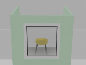 Beautiful and realistic window with fully transparent glass 3D 모델