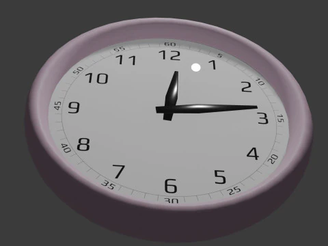 Realistic clocks with moving hands 3D Model