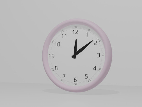 Realistic clocks with moving hands 3D 모델