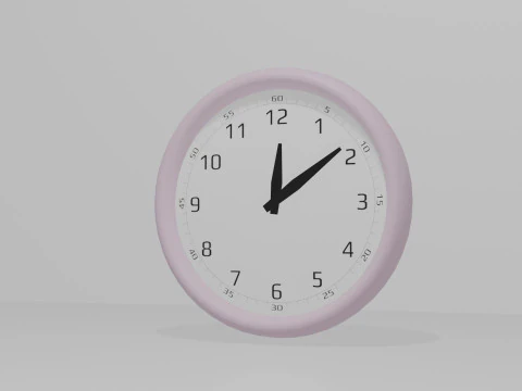 Realistic clocks with moving hands 3D Model