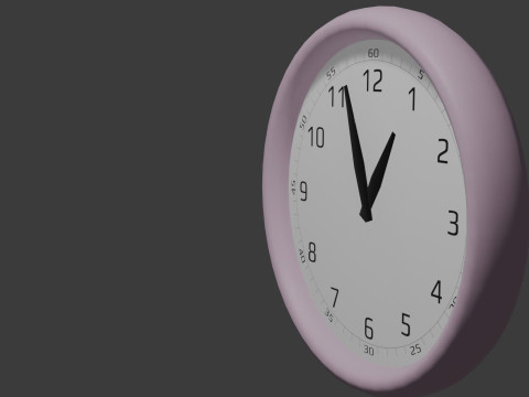Realistic clocks with moving hands 3D 모델