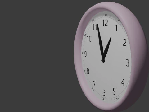 Realistic clocks with moving hands 3D Model