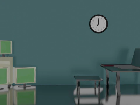 Realistic clocks with moving hands 3D Model