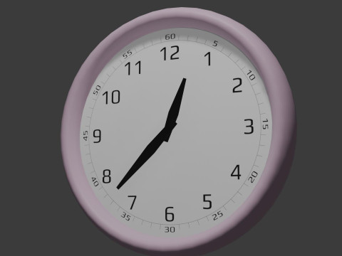 Realistic clocks with moving hands 3D 모델
