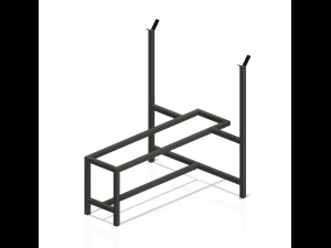 ジムチェストフラットベンチ 3Dモデル