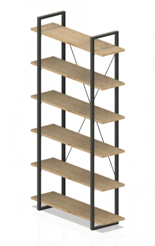 Modern Shelf Model 3D .c4d .max .obj .3ds .fbx .stl .blend 