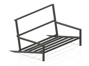 Metal Armchair 3Dモデル