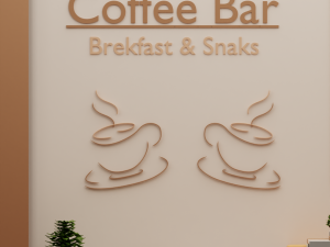 Coffe Bar 3D Model