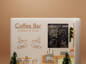 Coffe Bar 3D Model