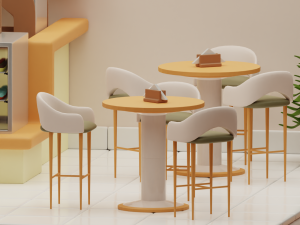 Coffe Bar 3D Model