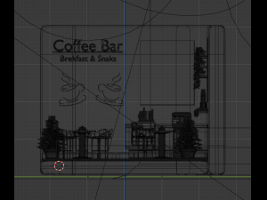 Coffe Bar 3D Model
