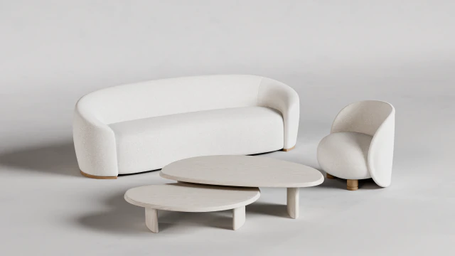 El sof&aacute; Chelsea-La silla Laight-Las mesas Vestry-Maiden Home Modelo 3D .c4d .max .obj .3ds .fbx .stl .blend 