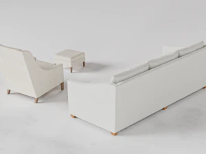 The Sullivan Sofa-The Chrystie Chair 3D Model